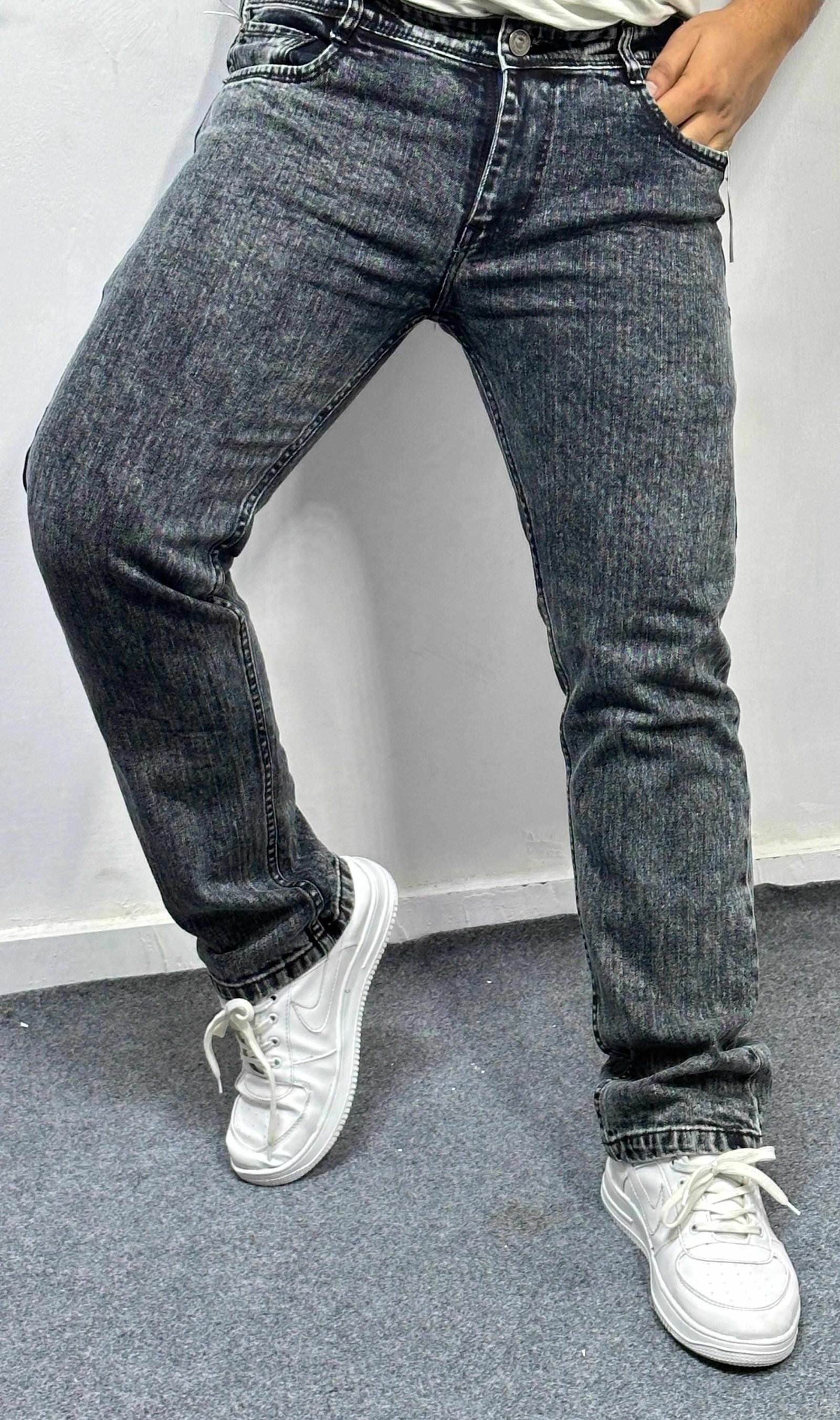 Regular Fit Stretchable Flat Finish Jeans