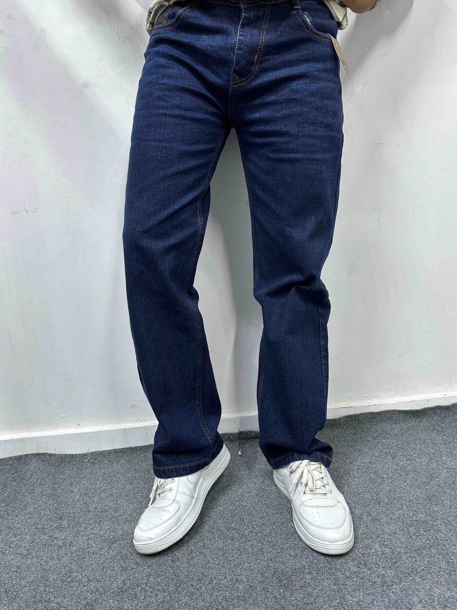 Straight Fit Stretchable Flat Finish Jeans